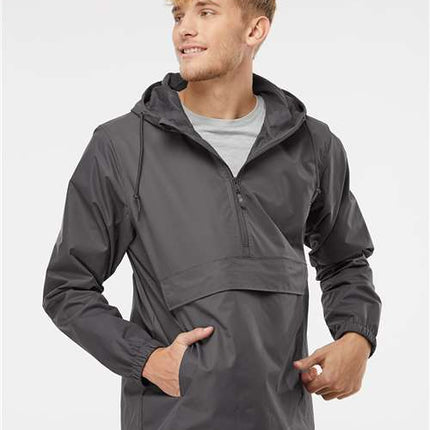 Independent Trading Co Men's Nylon Anorak - EXP94NAW