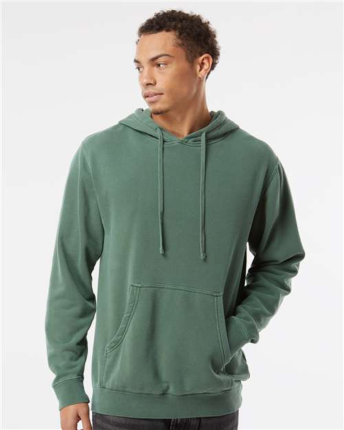 Independent Trading Co Unisex Midweight Pigment-Dyed Hooded Sweatshirt - PRM4500