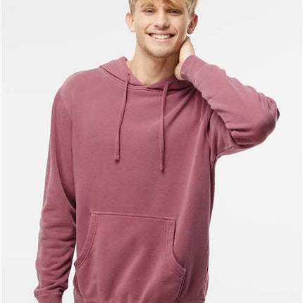 Independent Trading Co Unisex Midweight Pigment-Dyed Hooded Sweatshirt - PRM4500