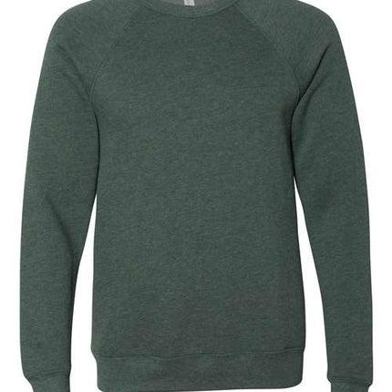 Bella + Canvas Unisex Sponge Fleece Raglan Crewneck Sweatshirt - 3901