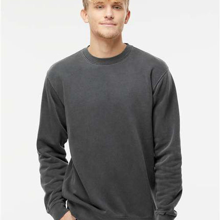 Independent Trading Co Unisex Midweight Pigment-Dyed Crewneck Sweatshirt - PRM3500