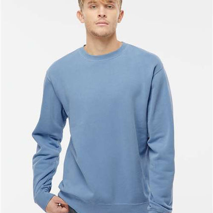 Independent Trading Co Unisex Midweight Pigment-Dyed Crewneck Sweatshirt - PRM3500