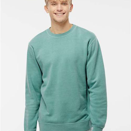 Independent Trading Co Unisex Midweight Pigment-Dyed Crewneck Sweatshirt - PRM3500