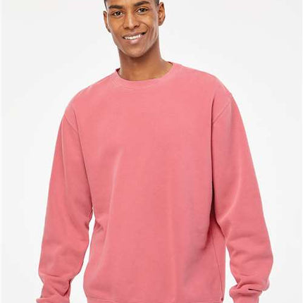 Independent Trading Co Unisex Midweight Pigment-Dyed Crewneck Sweatshirt - PRM3500