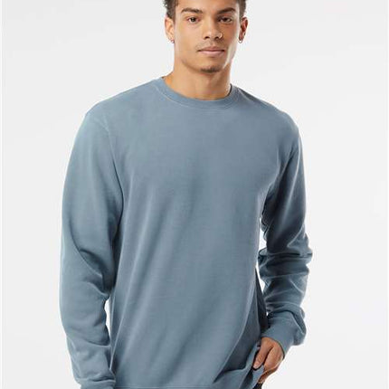 Independent Trading Co Unisex Midweight Pigment-Dyed Crewneck Sweatshirt - PRM3500