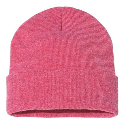 Sportsman 12" Solid Cuffed Beanie - SP12