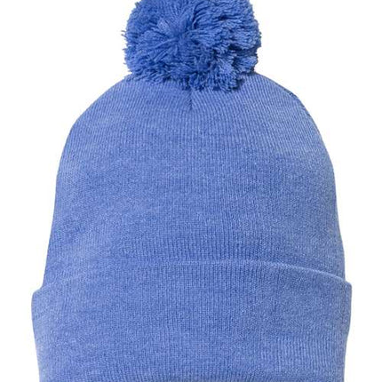 Sportsman 12" Pom-Pom Cuffed Beanie - SP15