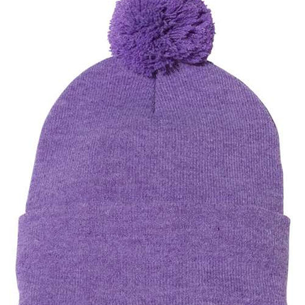 Sportsman 12" Pom-Pom Cuffed Beanie - SP15
