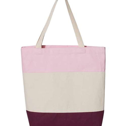 Q-Tees 11L Tri-Color Tote - Q125900