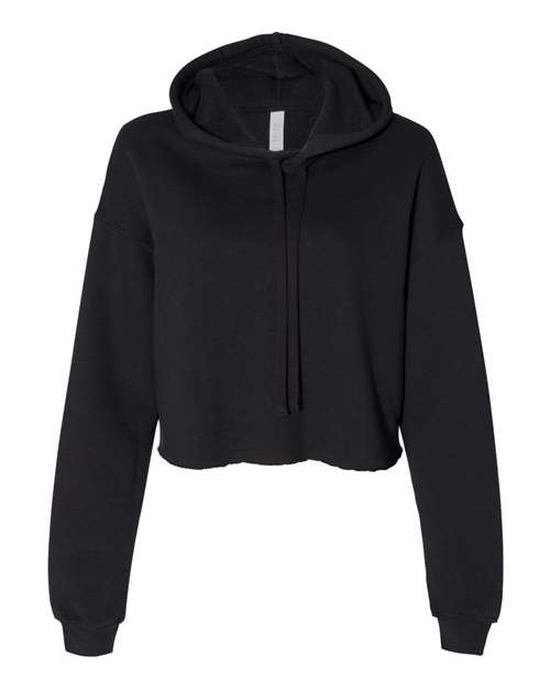 Bella + Canvas Women's Crop Fleece Hoodie Sweatshirt - 7502
