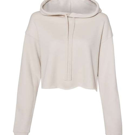 Bella + Canvas Women's Crop Fleece Hoodie Sweatshirt - 7502