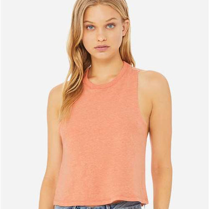 Bella + Canvas Women's Racerback Crop Tank - 6682