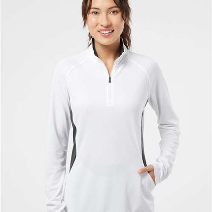 Adidas Women's Lightweight Quarter-Zip Pullover - A451