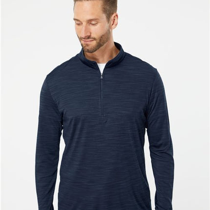 Adidas Men's Lightweight Mélange Quarter-Zip Pullover - A475