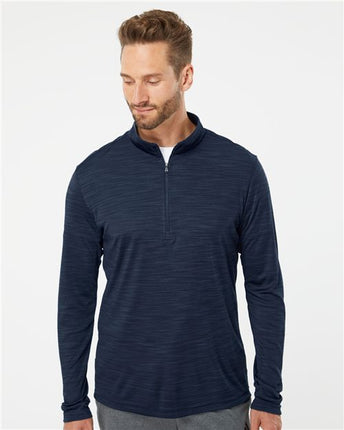 Adidas Men's Lightweight Mélange Quarter-Zip Pullover - A475
