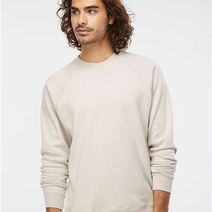 Independent Trading Co Unisex Special Blend Raglan Crewneck Sweatshirt - PRM30SBC