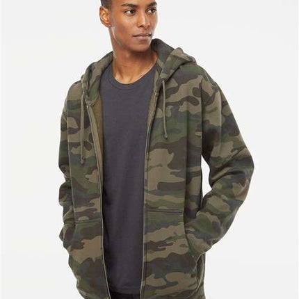 Independent Trading Co Unisex Heavyweight Full-Zip Hooded Sweatshirt - IND4000Z