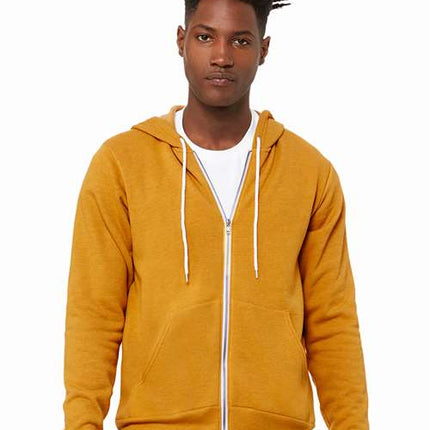 Bella + Canvas Unisex Sponge Fleece Full-Zip Hoodie Sweatshirt - 3719