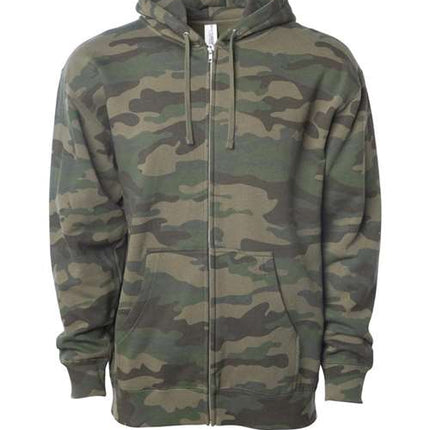 Independent Trading Co Unisex Midweight Full-Zip Hooded Sweatshirt - SS4500Z
