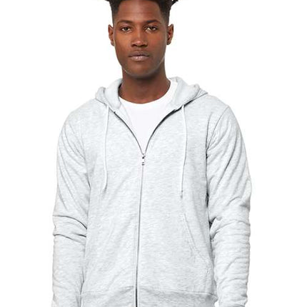 Bella + Canvas Unisex Sponge Fleece Full-Zip Hoodie Sweatshirt - 3719
