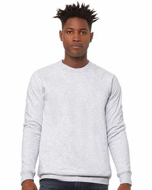 Bella + Canvas Unisex Sponge Fleece Raglan Crewneck Sweatshirt - 3901