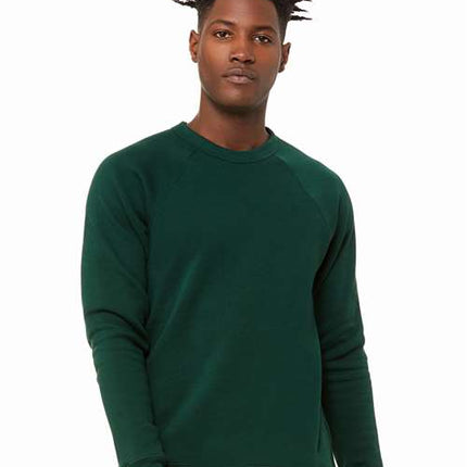Bella + Canvas Unisex Sponge Fleece Raglan Crewneck Sweatshirt - 3901