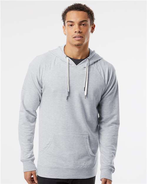 Independent Trading Co Unisex Icon Lightweight Loopback Terry Hooded Sweatshirt - SS1000