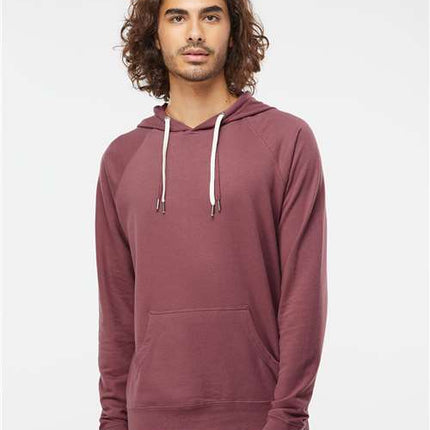 Independent Trading Co Unisex Icon Lightweight Loopback Terry Hooded Sweatshirt - SS1000