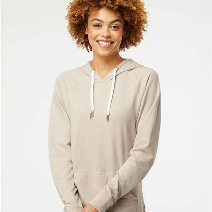 Independent Trading Co Unisex Icon Lightweight Loopback Terry Hooded Sweatshirt - SS1000