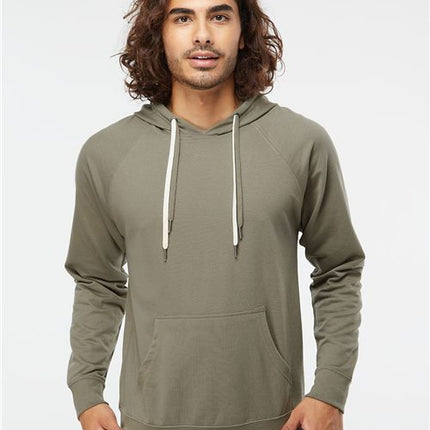 Independent Trading Co Unisex Icon Lightweight Loopback Terry Hooded Sweatshirt - SS1000