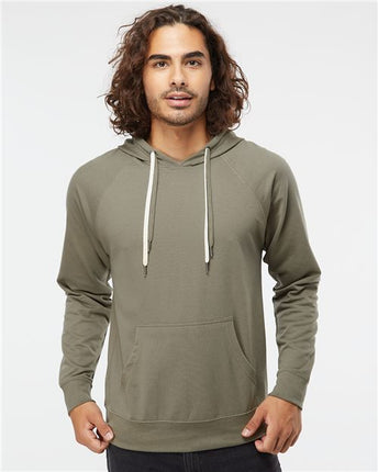 Independent Trading Co Unisex Icon Lightweight Loopback Terry Hooded Sweatshirt - SS1000