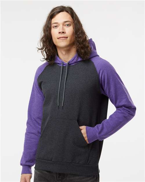 King Fashion Fleece Raglan Hooded Sweatshirt - KF4042