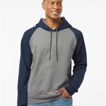 King Fashion Fleece Raglan Hooded Sweatshirt - KF4042