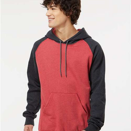 King Fashion Fleece Raglan Hooded Sweatshirt - KF4042