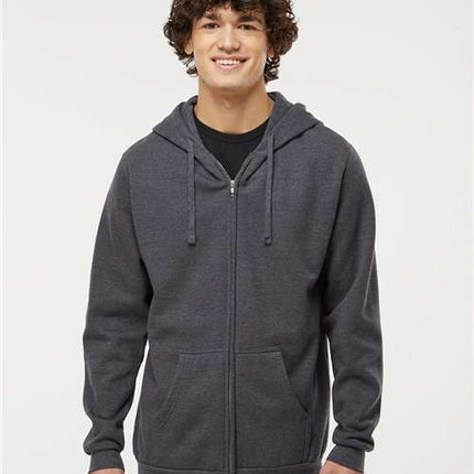 M&O Unisex Zipper Fleece Hoodie - 3331