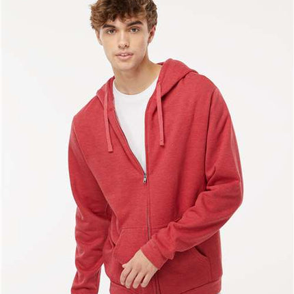 M&O Unisex Zipper Fleece Hoodie - 3331