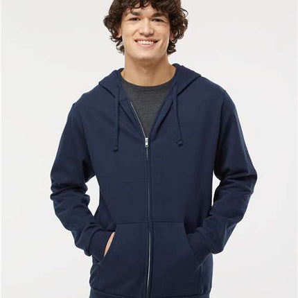 M&O Unisex Zipper Fleece Hoodie - 3331