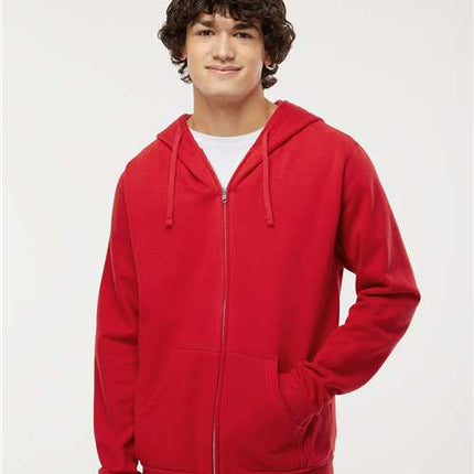 M&O Unisex Zipper Fleece Hoodie - 3331