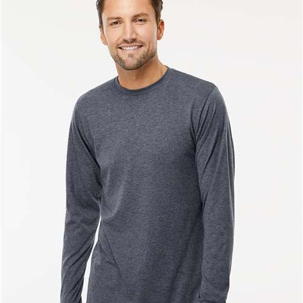 M&O Poly-Blend Long Sleeve T-Shirt - 3520