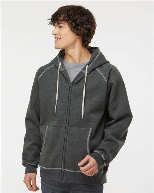 King Fashion Extra Heavy Full-Zip Hooded Sweatshirt - KP8017