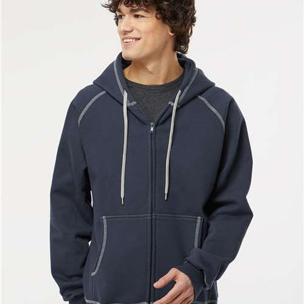 King Fashion Extra Heavy Full-Zip Hooded Sweatshirt - KP8017
