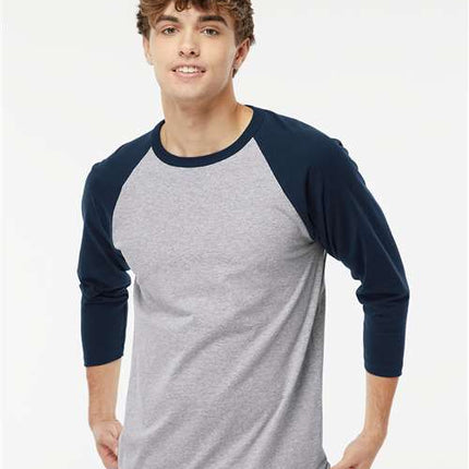 Raglan Three-Quarter Sleeve Baseball T-Shirt