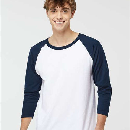 Raglan Three-Quarter Sleeve Baseball T-Shirt