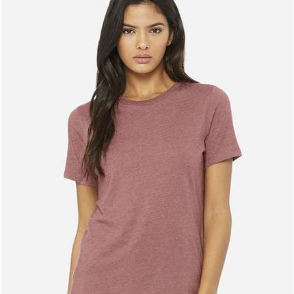 Bella + Canvas Women’s Relaxed Fit Heather CVC Tee - 6400CVC