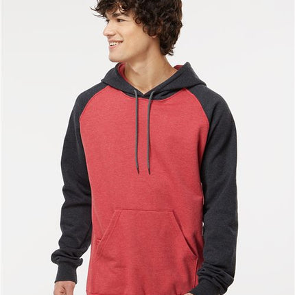 King Fashion Fleece Raglan Hooded Sweatshirt - KF4042