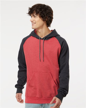 King Fashion Fleece Raglan Hooded Sweatshirt - KF4042