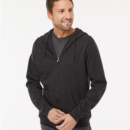 M&O Unisex Zipper Fleece Hoodie - 3331
