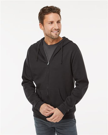M&O Unisex Zipper Fleece Hoodie - 3331