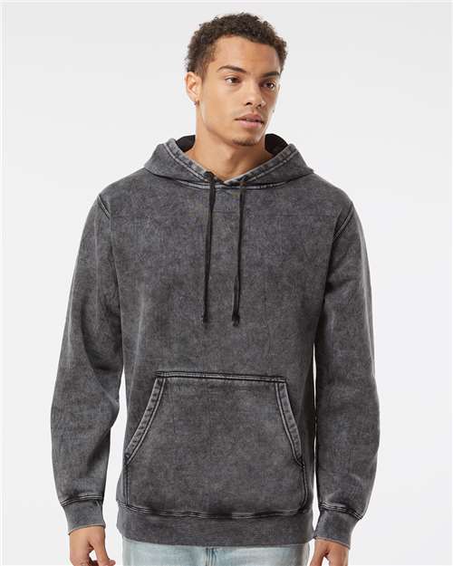 Independent Trading Co Unisex Midweight Mineral Wash Hooded Sweatshirt - PRM4500MW