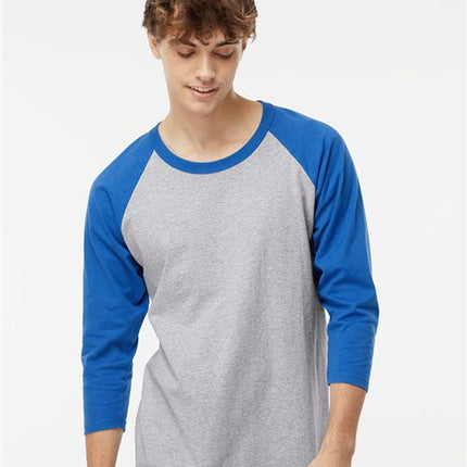 Raglan Three-Quarter Sleeve Baseball T-Shirt